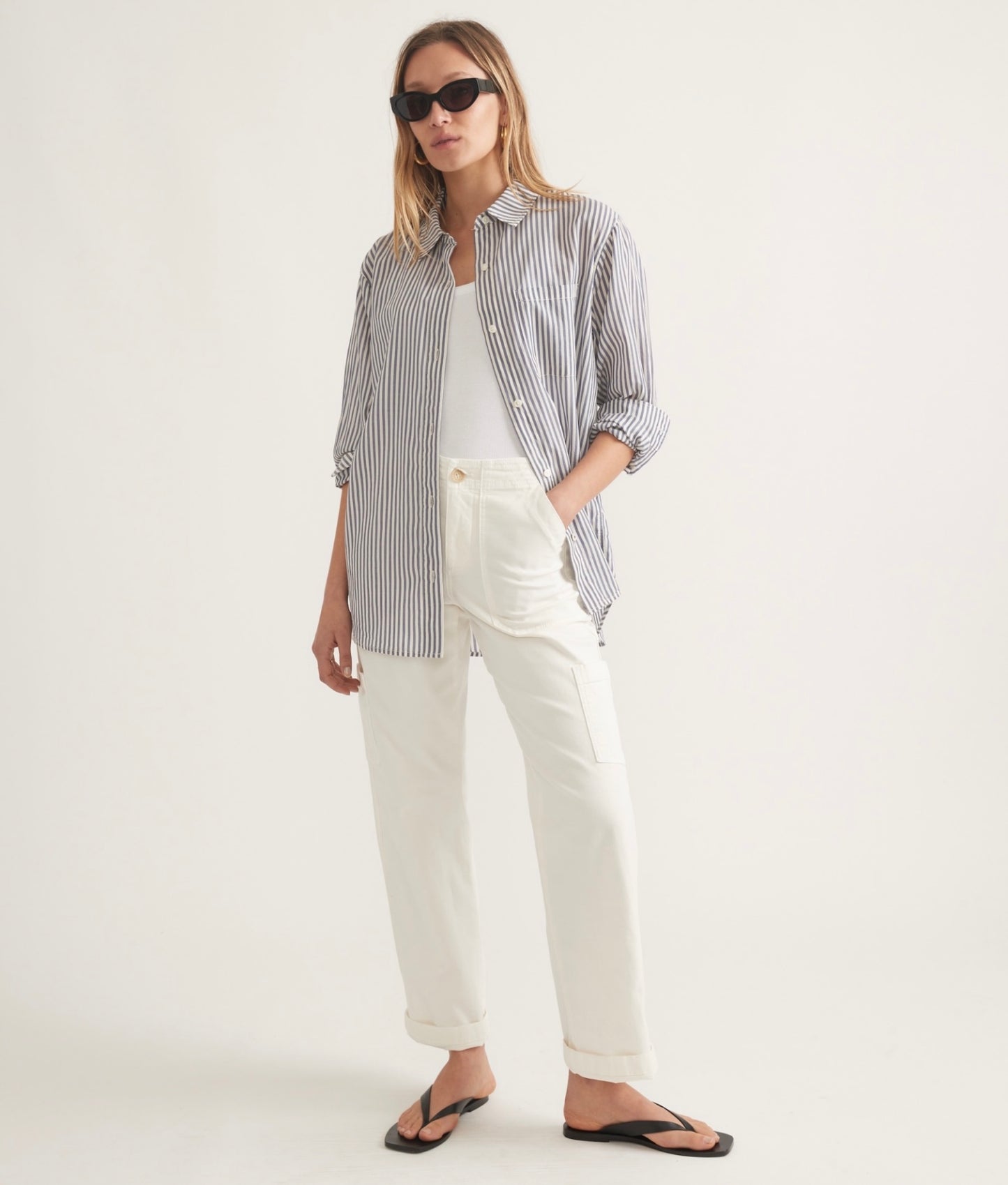 Abbey Relaxed Button Down