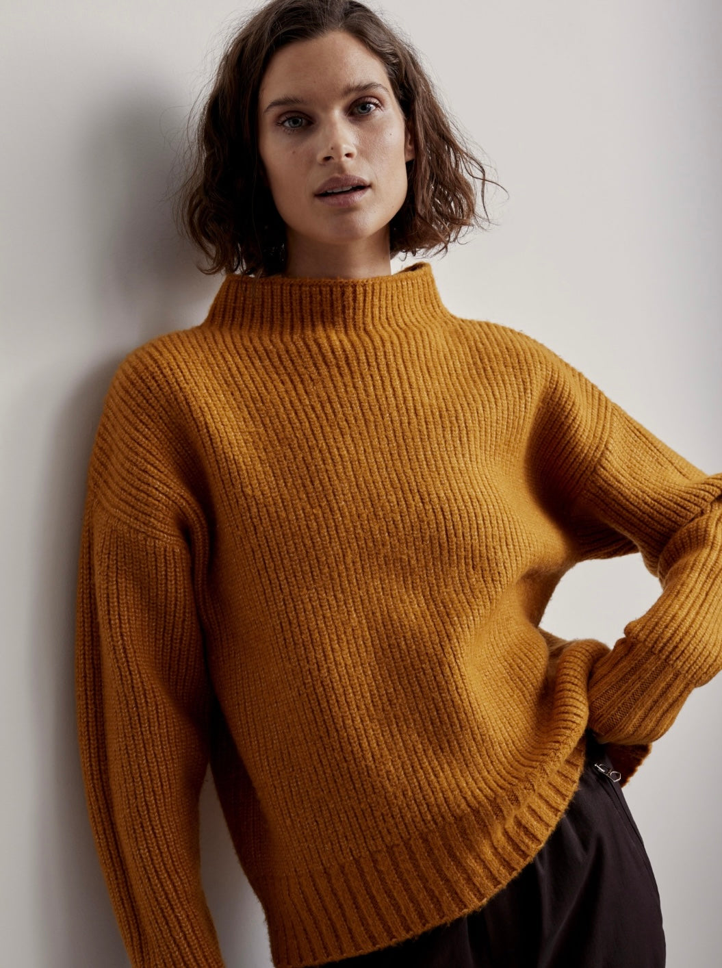 Skyla Funnel Neck Knit