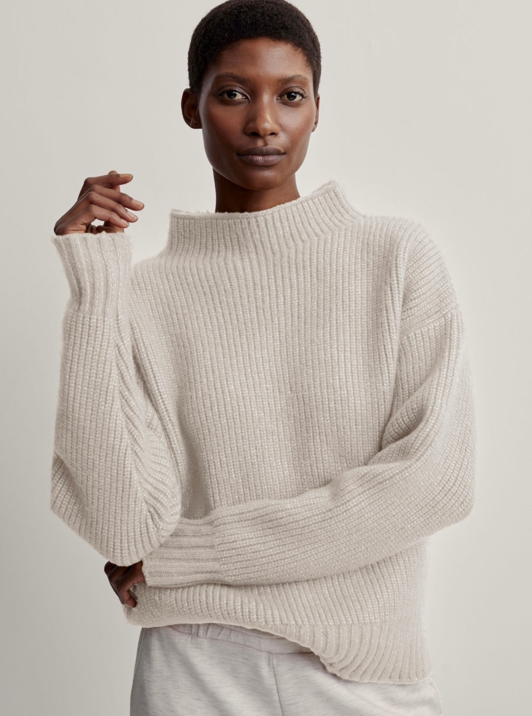 Funnel discount neck knit