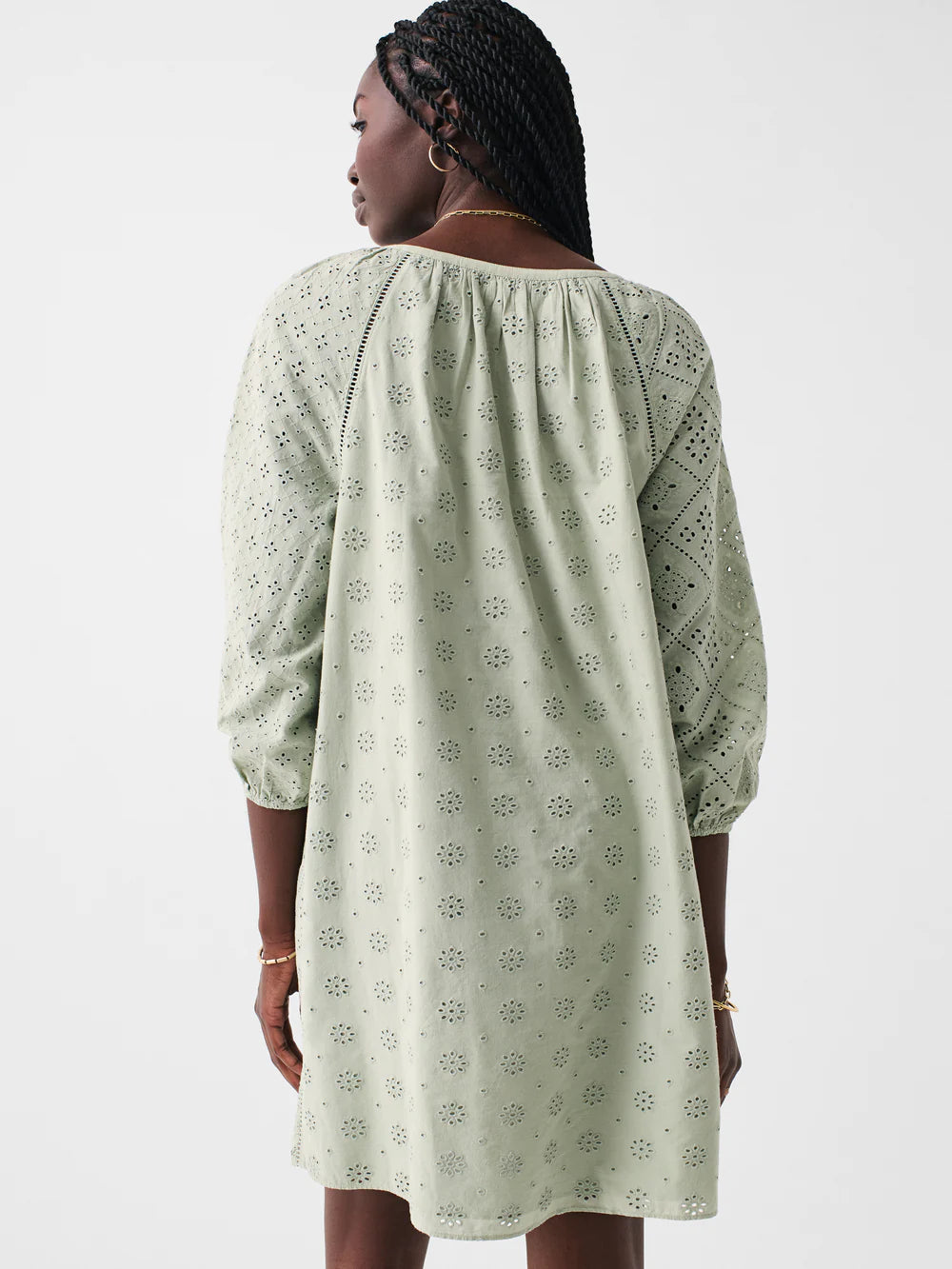Valencia Eyelet Dress