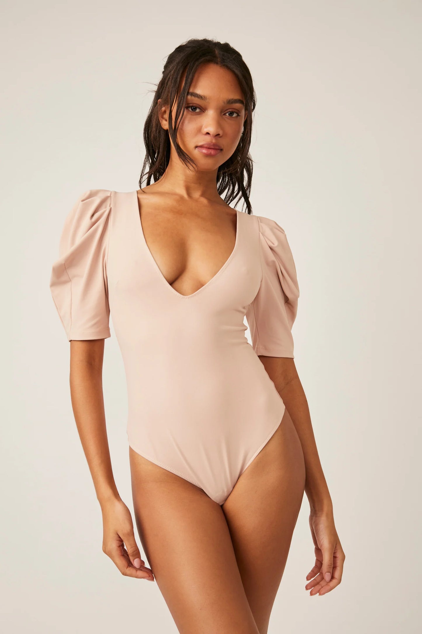 Va Va Voop Bodysuit- 3/4 sleeve