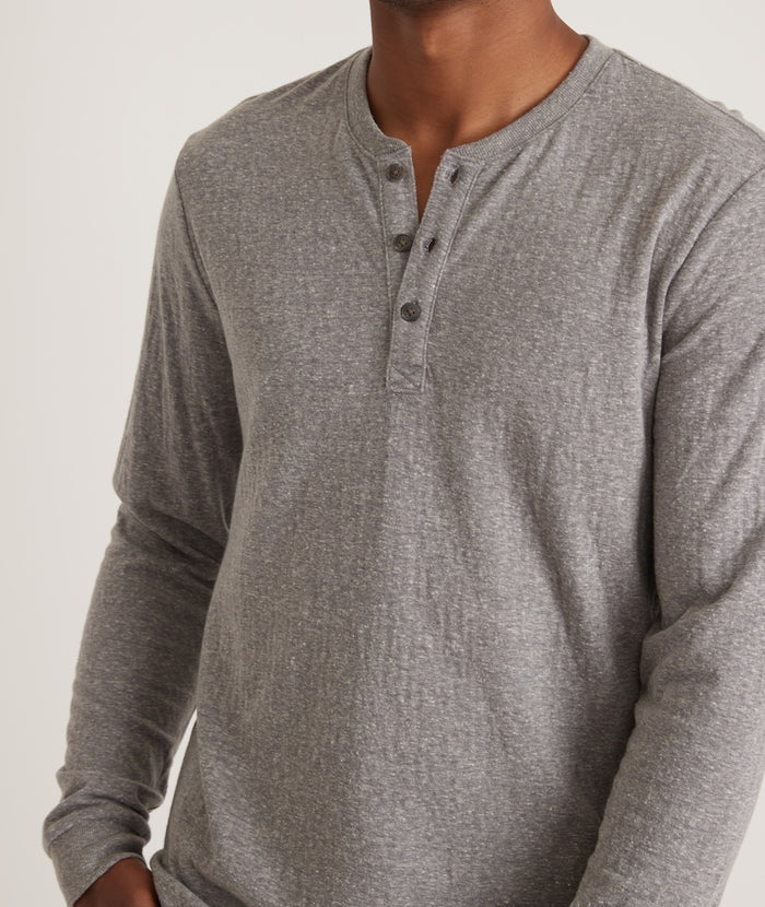 Double Knit Long Sleeve Henley