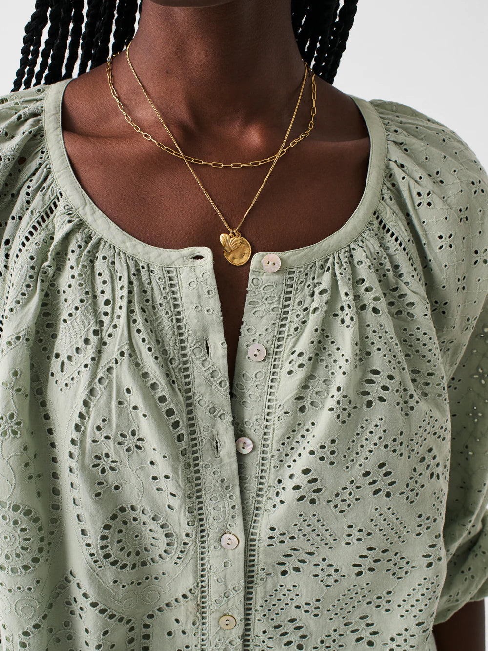 Valencia Eyelet Dress