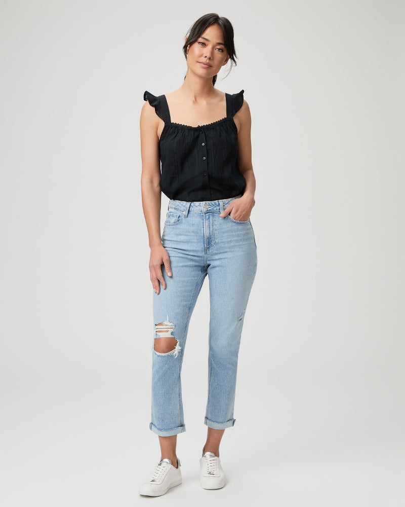 High Rise Brigitte W/Raw Cuff
