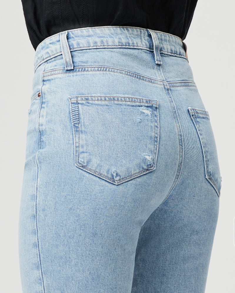 High Rise Brigitte W/Raw Cuff