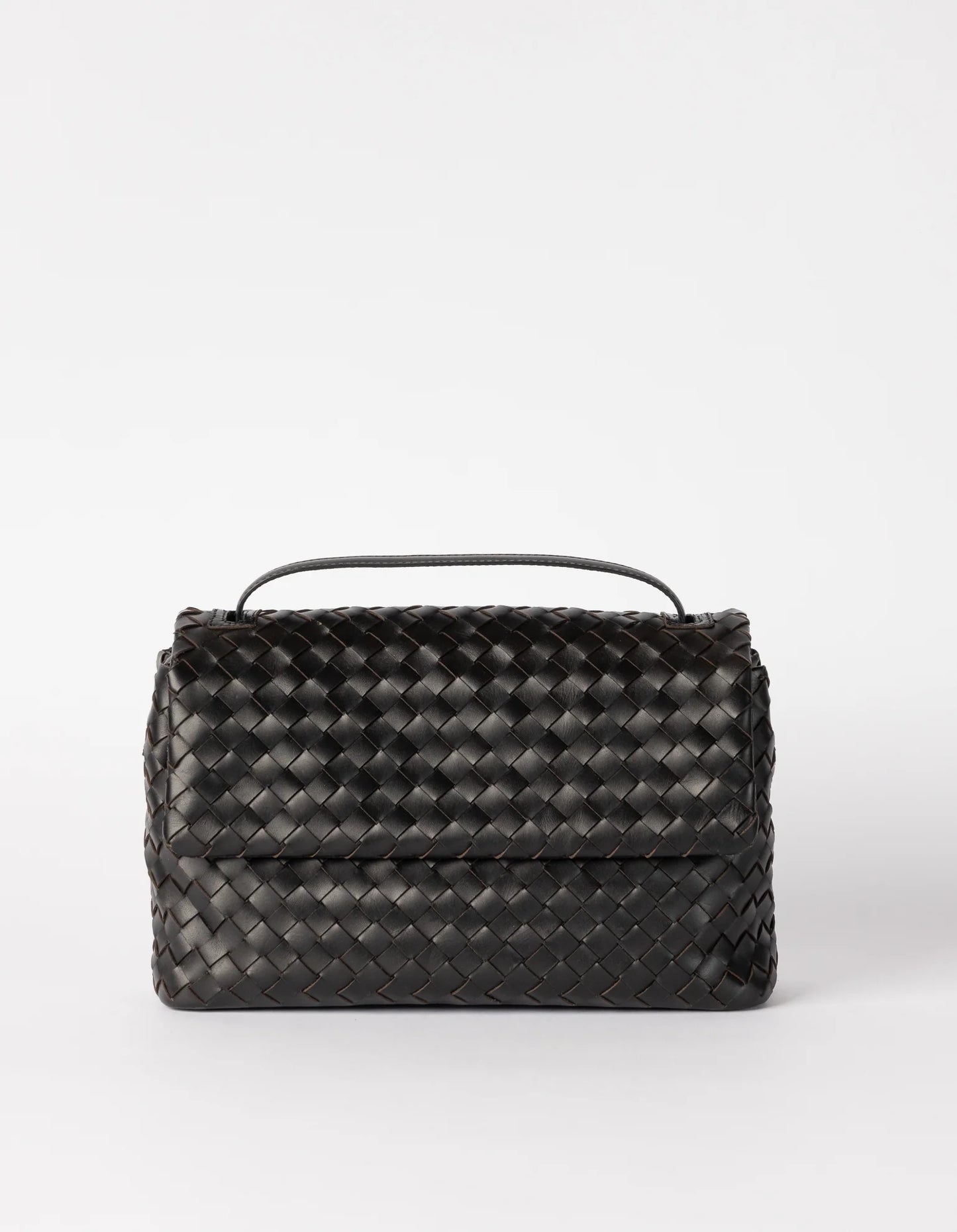 Kenzie Shoulder Bag in Woven Classic Leather