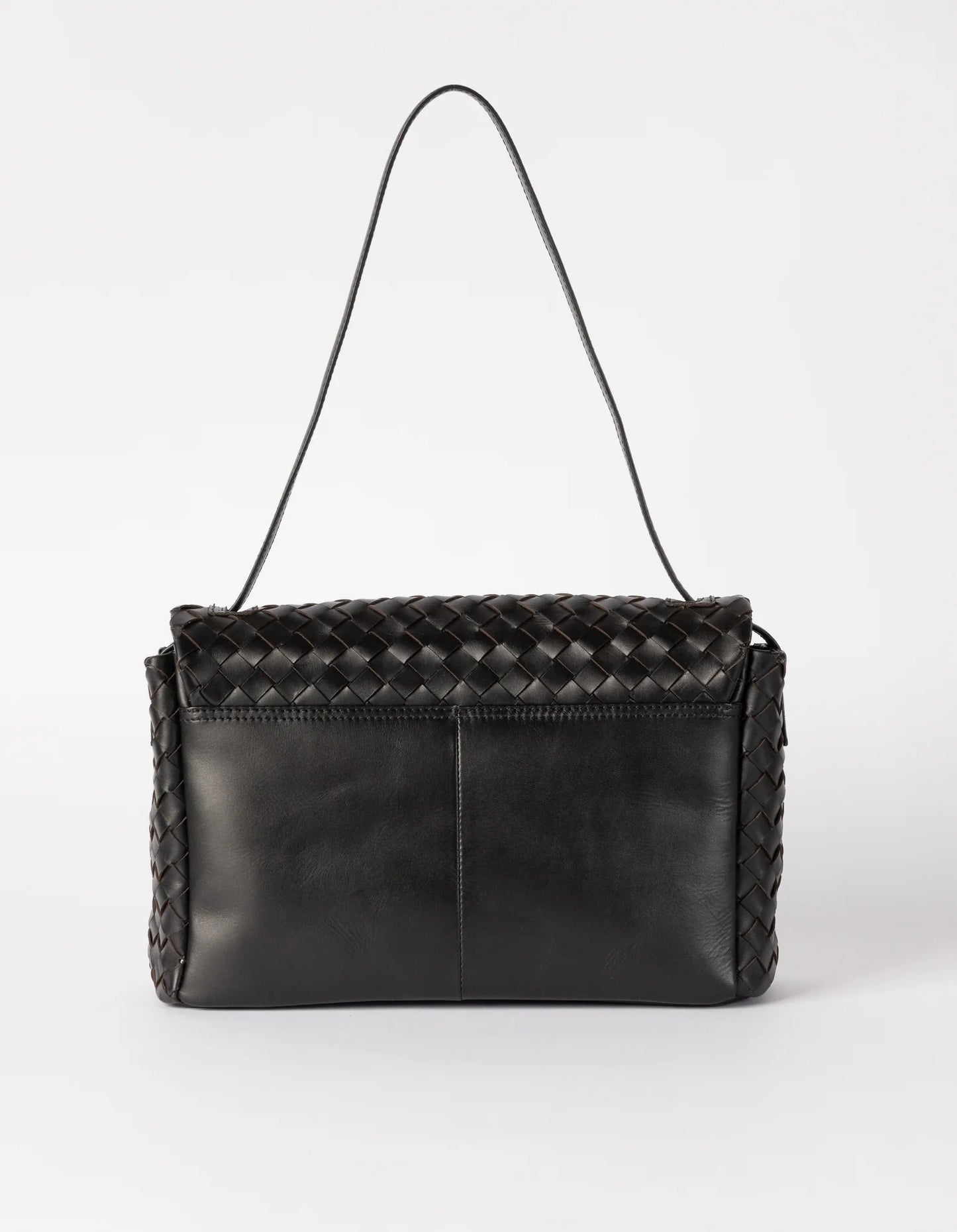 Kenzie Shoulder Bag in Woven Classic Leather