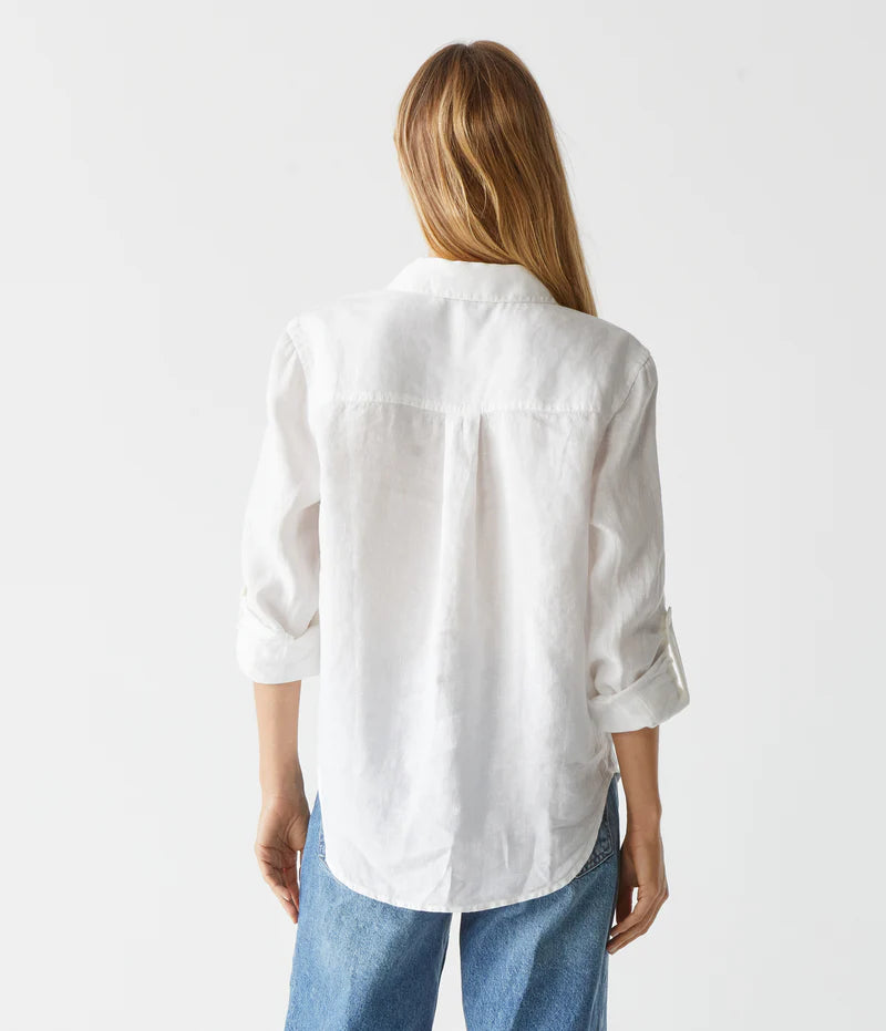 Spencer Linen Button Down Top