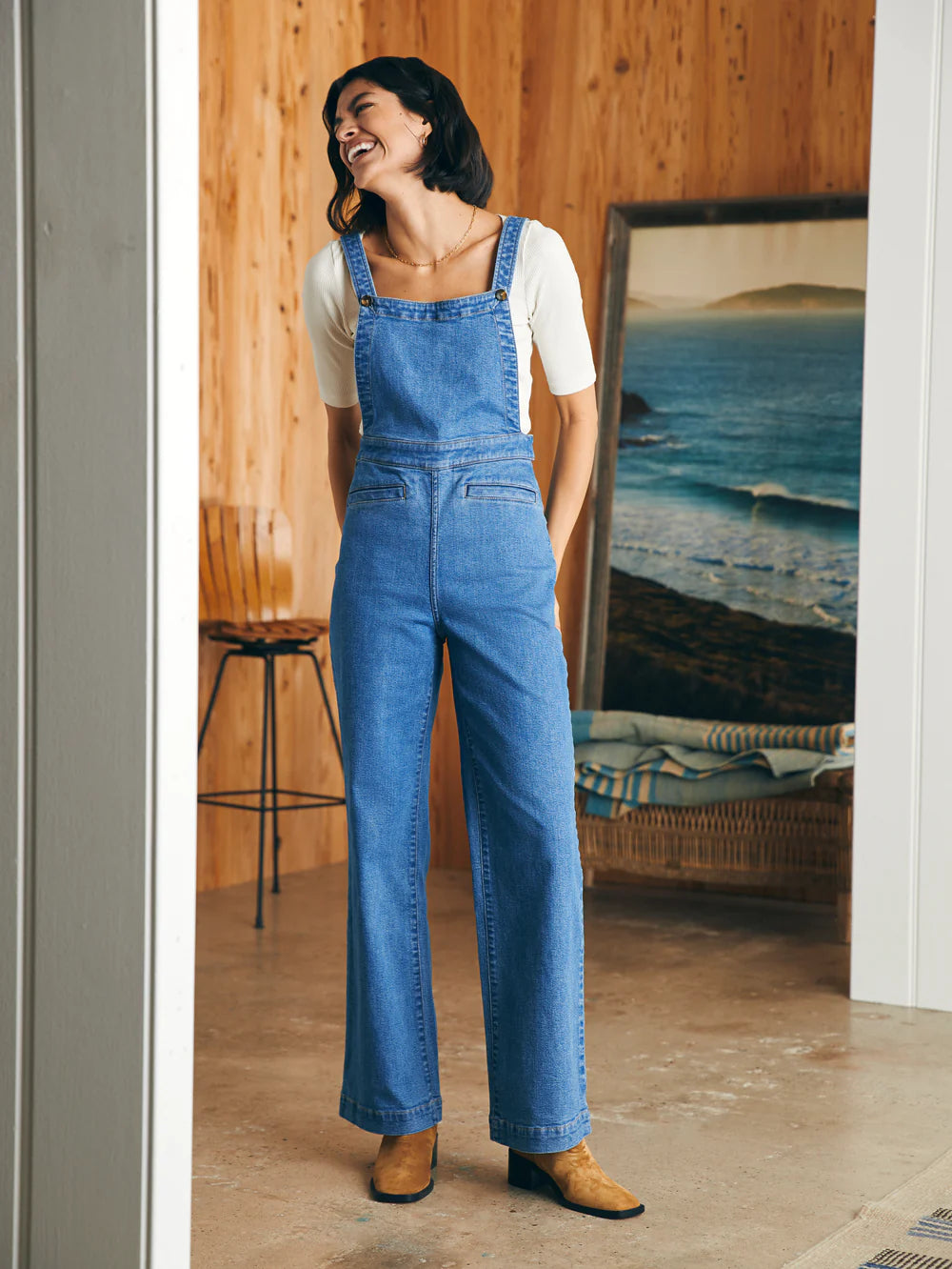 Organic Cotton Denim Sienna Jumpsuit