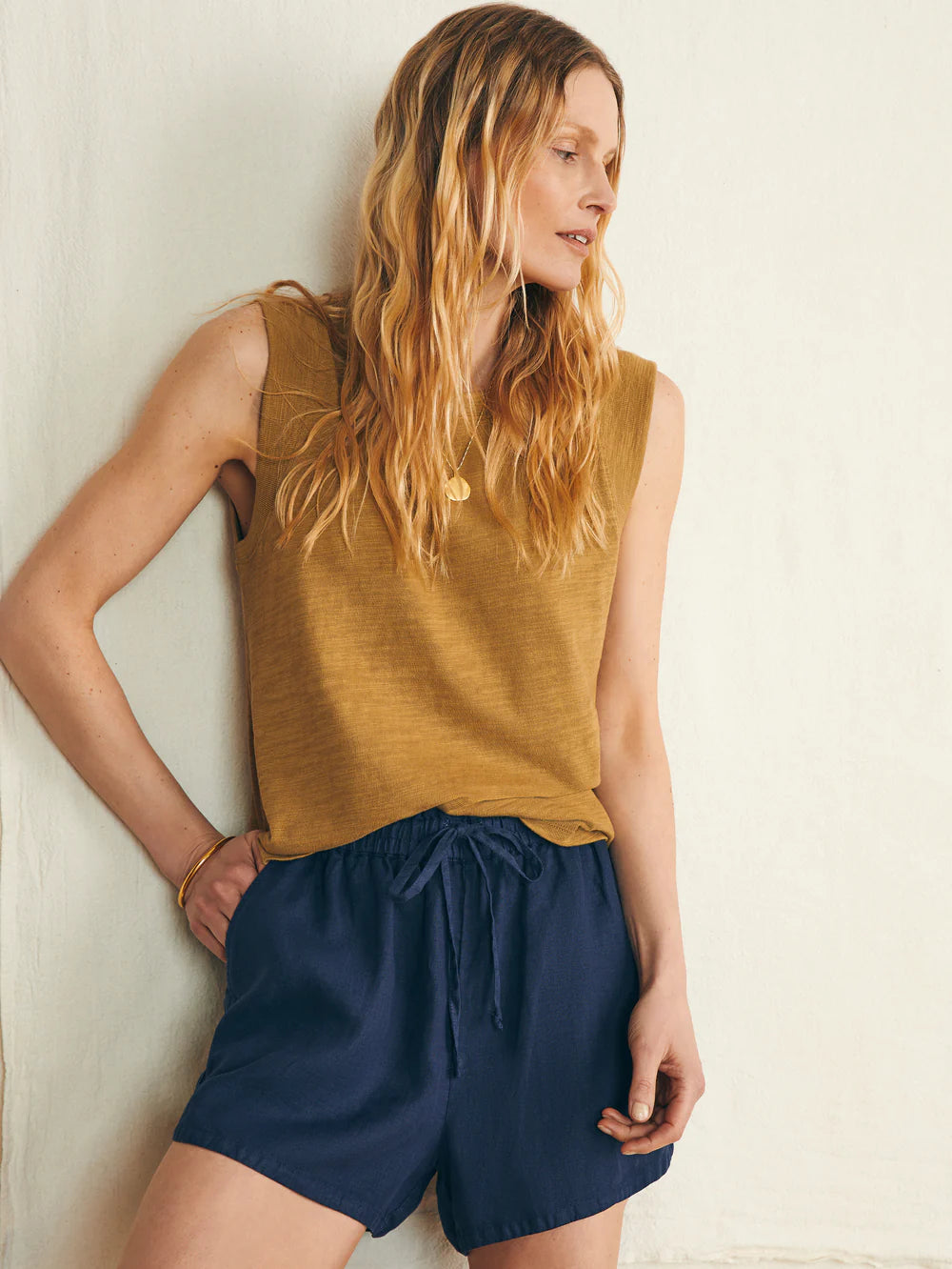 Laguna Linen Tie Waist Short