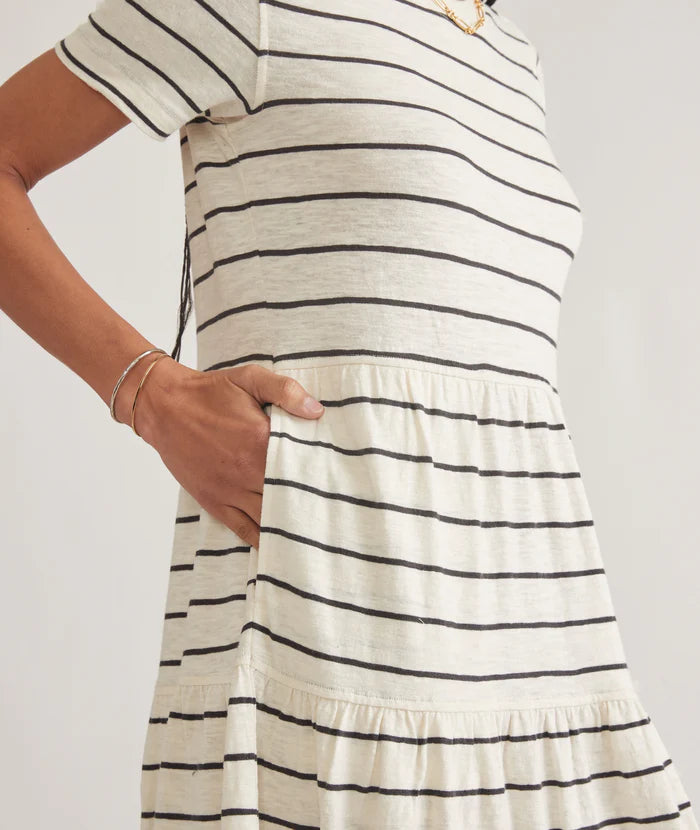 Vintage Slub Midi Dress
