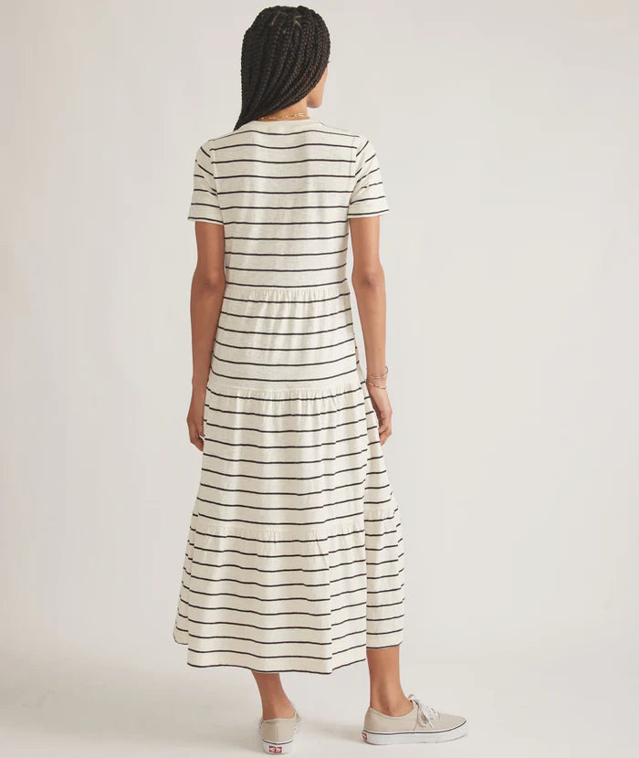 Vintage Slub Midi Dress