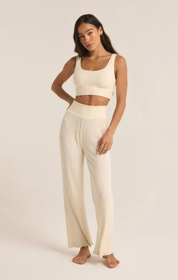 Dawn Smocked Rib Pant
