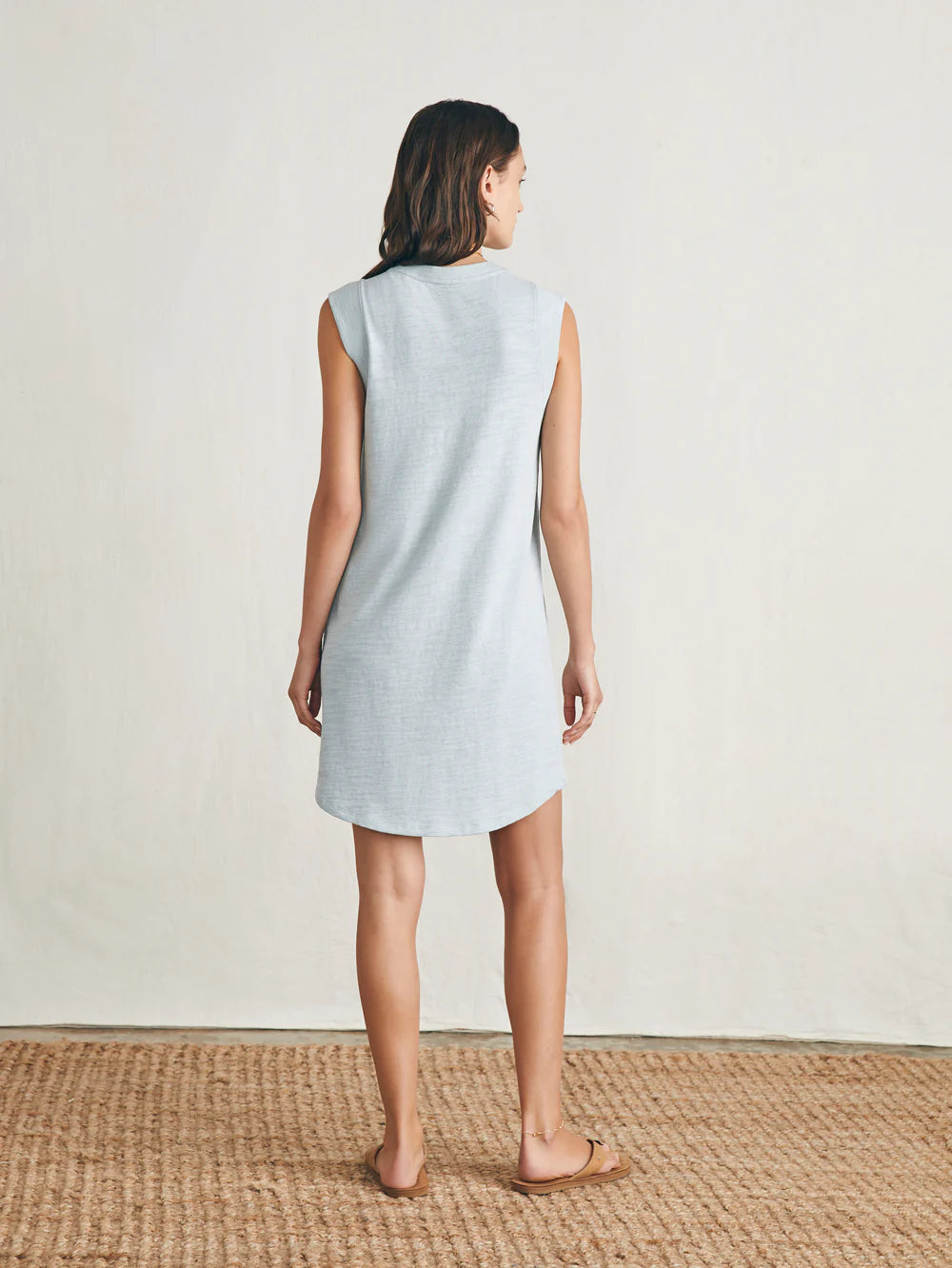 Sunwashed Slub Muscle Dress