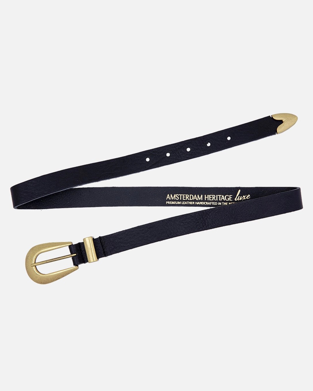 Adrie Skinny Leather Belt