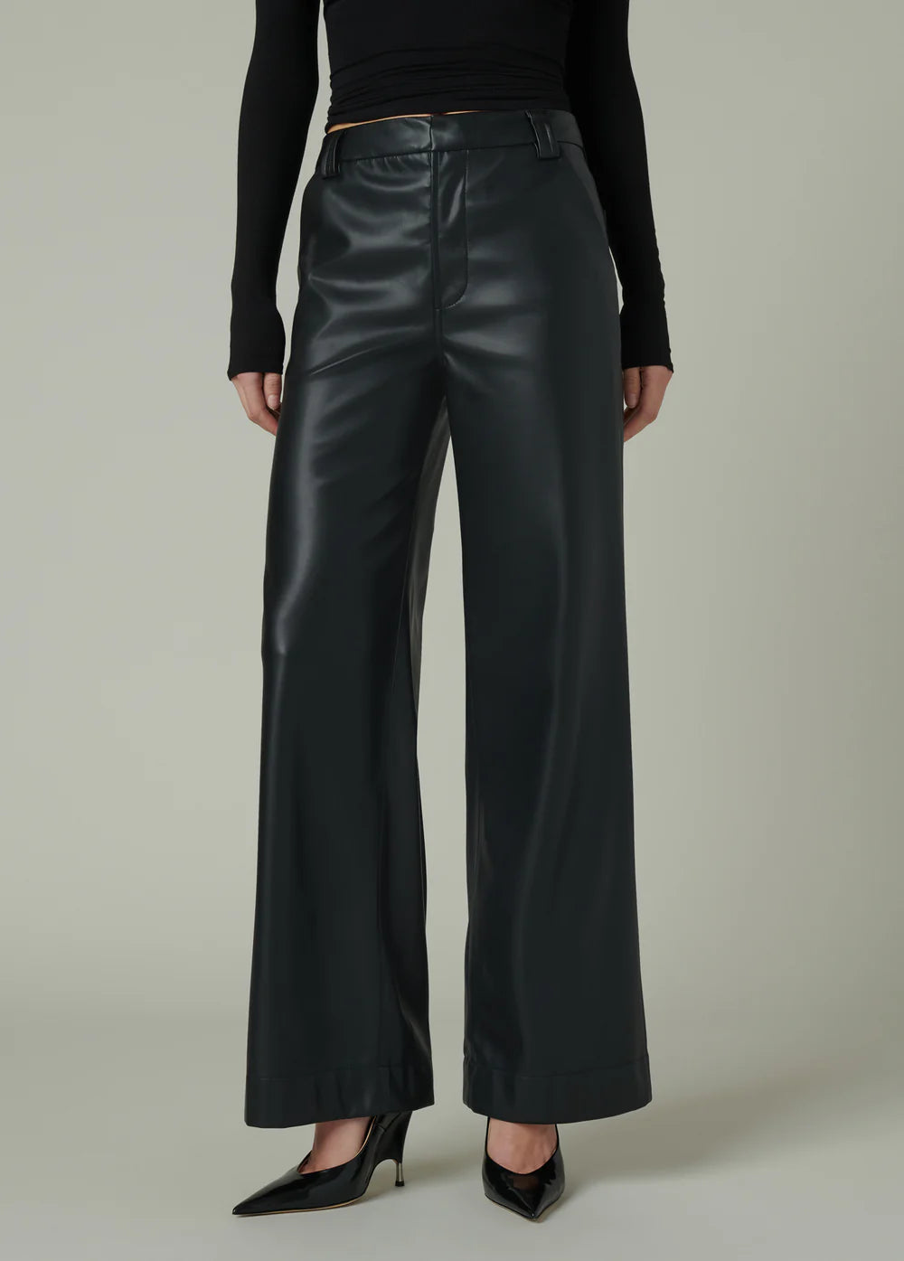 The Mia Vegan Leather Trouser 32”