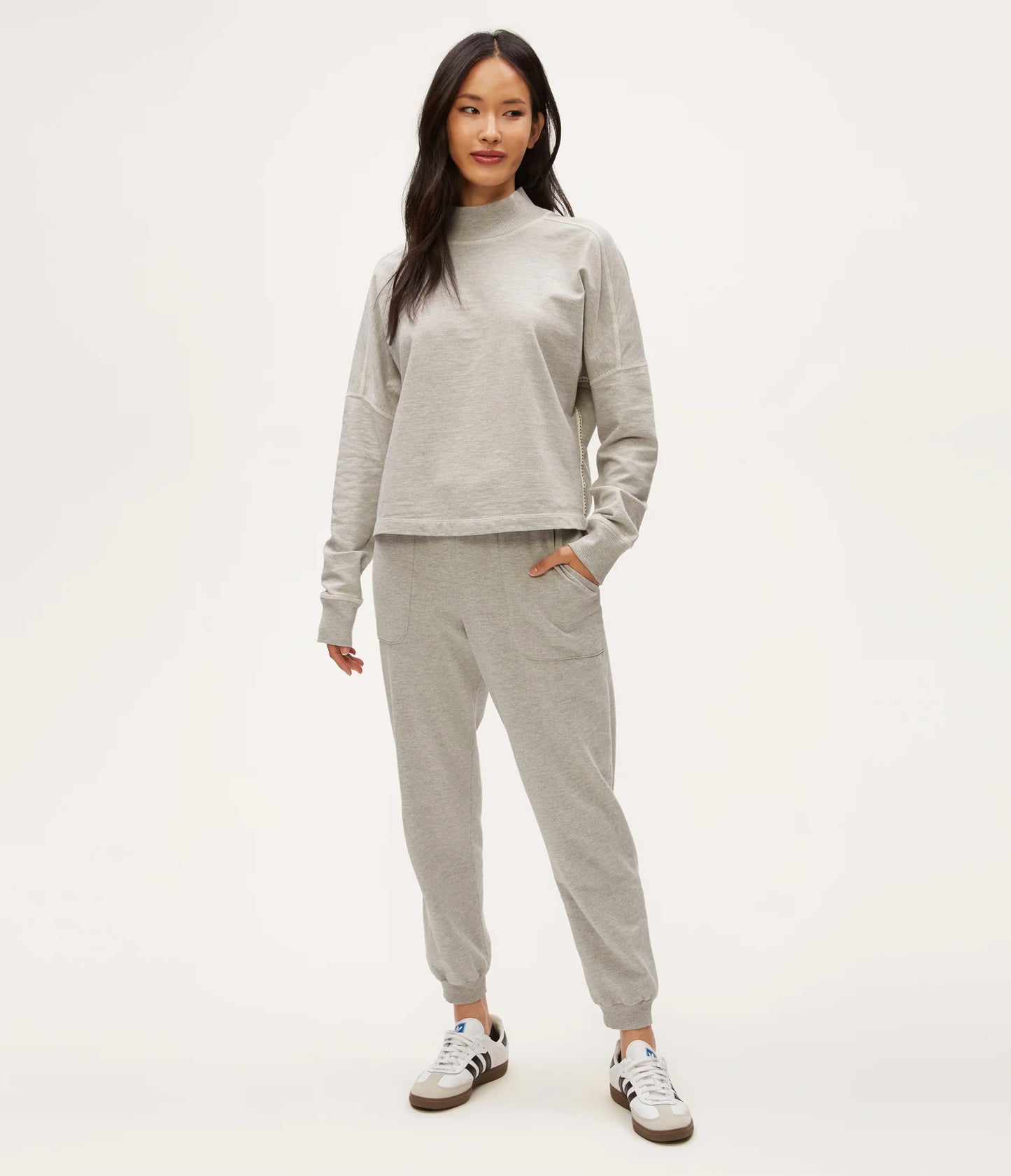 Mila Mock Neck Sweatshirt