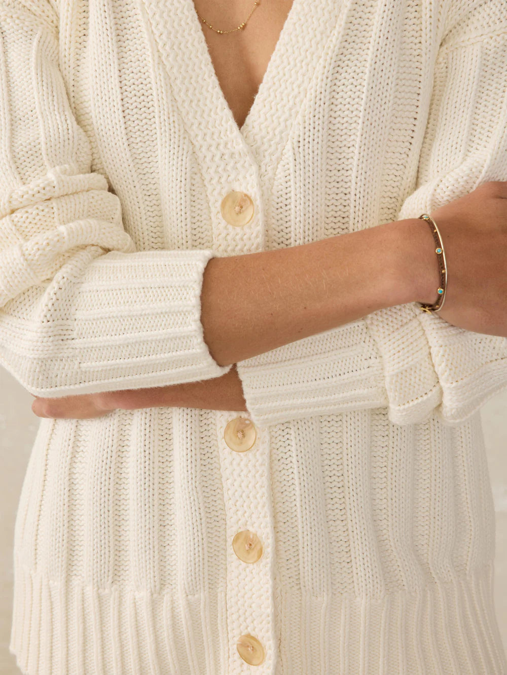 Sunwashed Laidback Cotton Cardigan