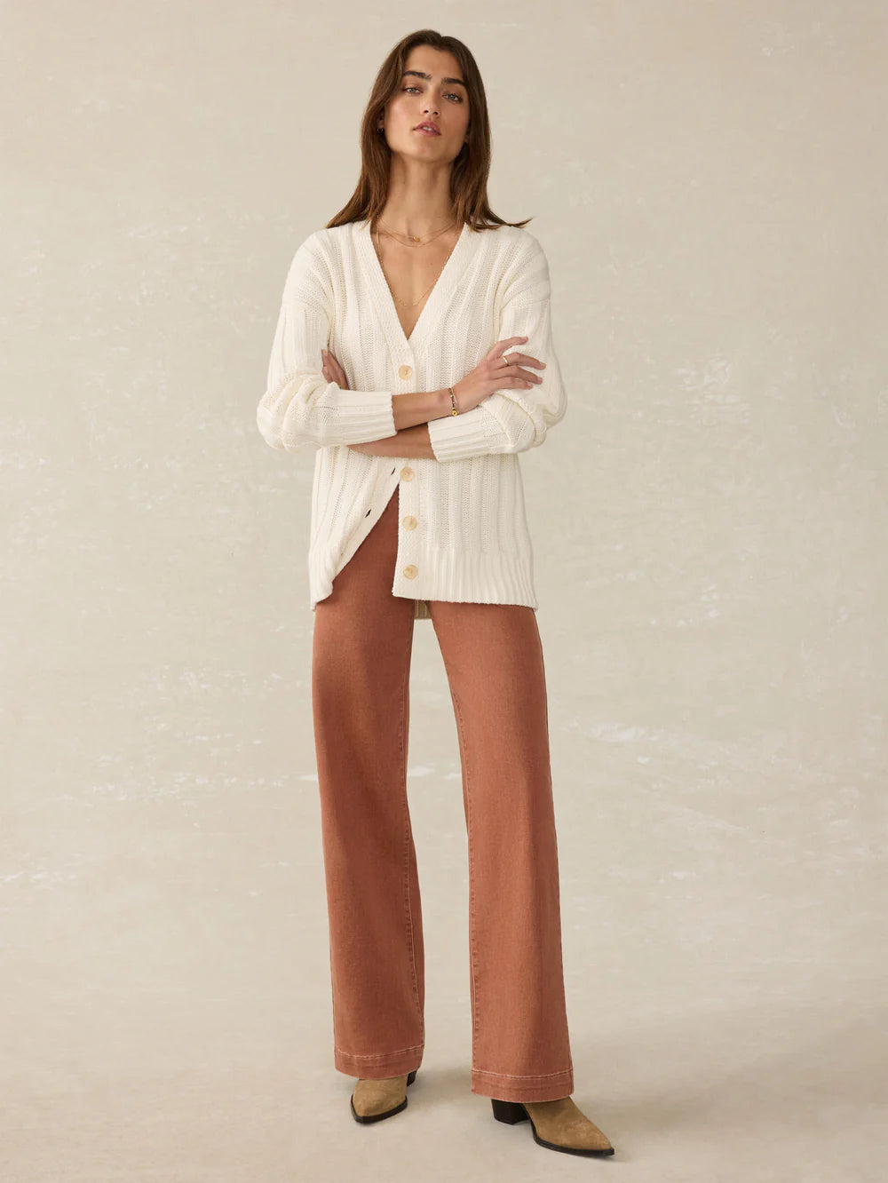 Sunwashed Laidback Cotton Cardigan