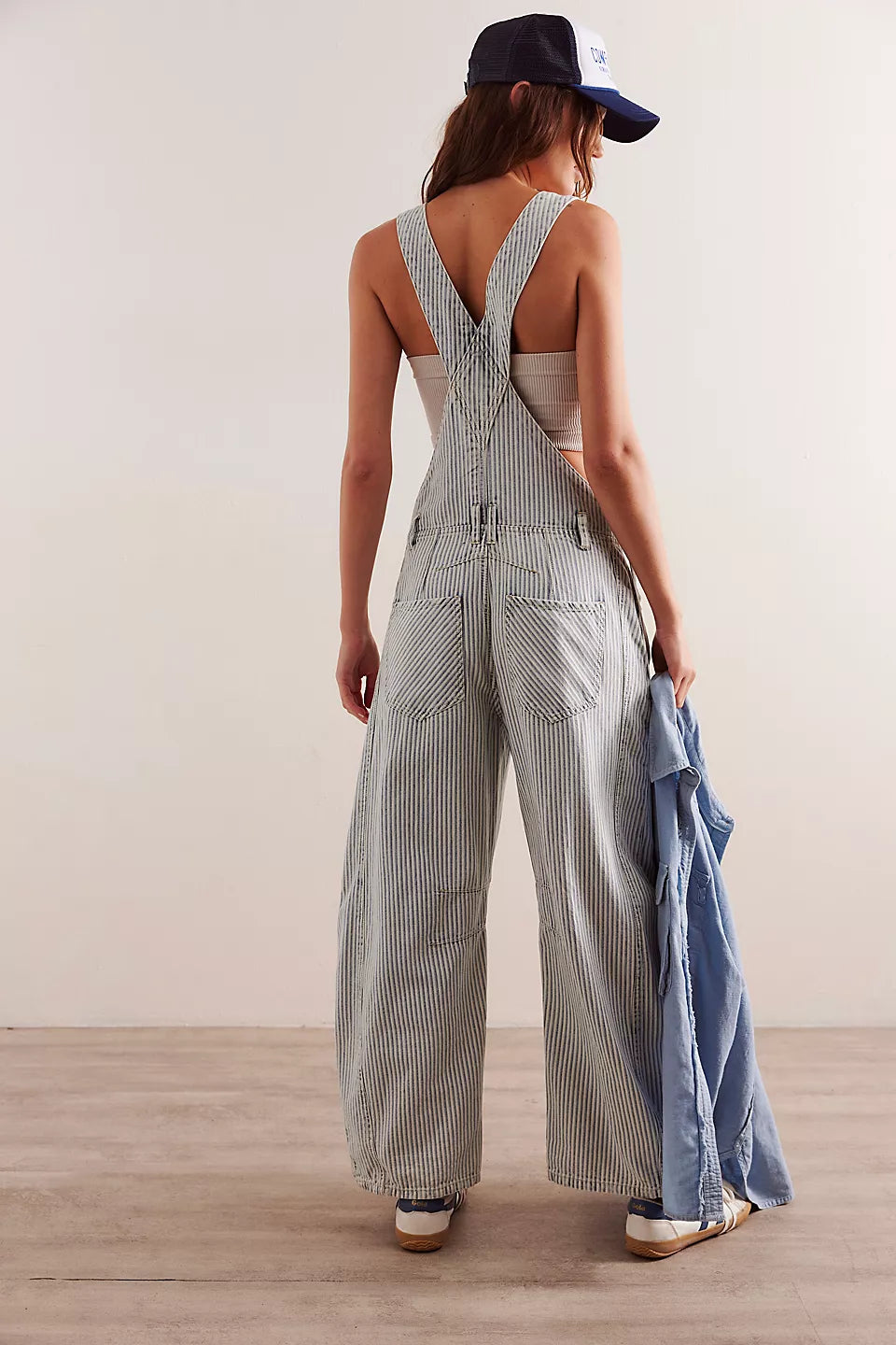 Good Luck Stripe Overalls