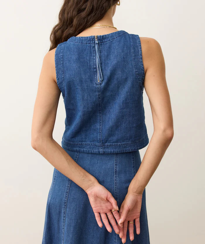 Quinn Denim Tank