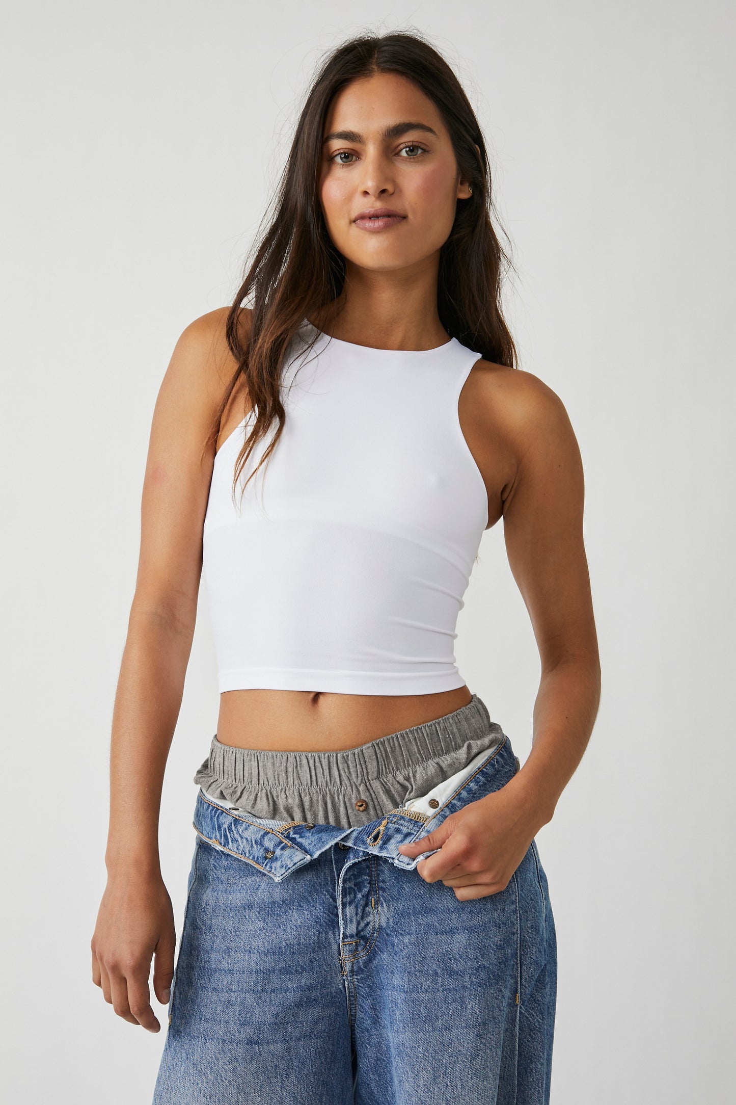 Clean Lines Cami - high neck