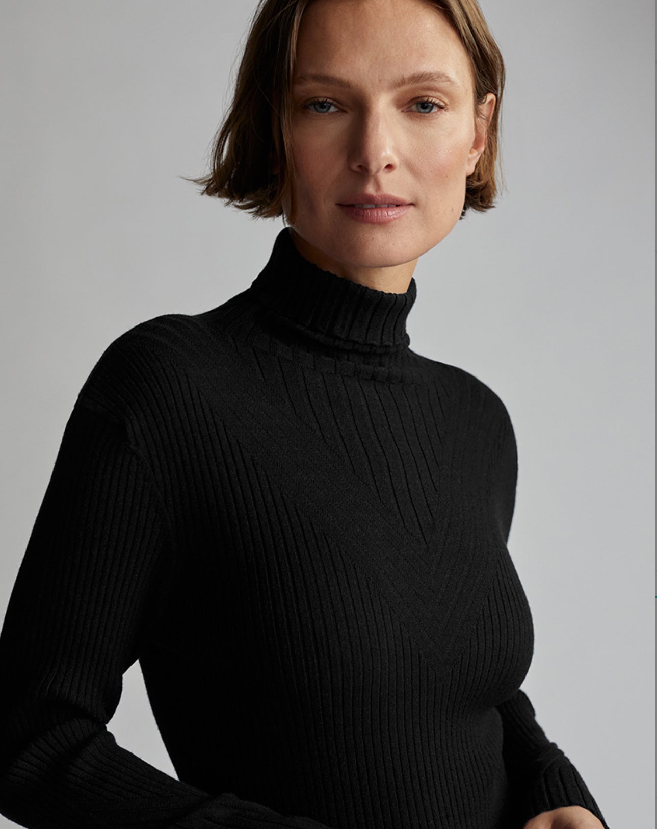 Esme Rib Roll Neck