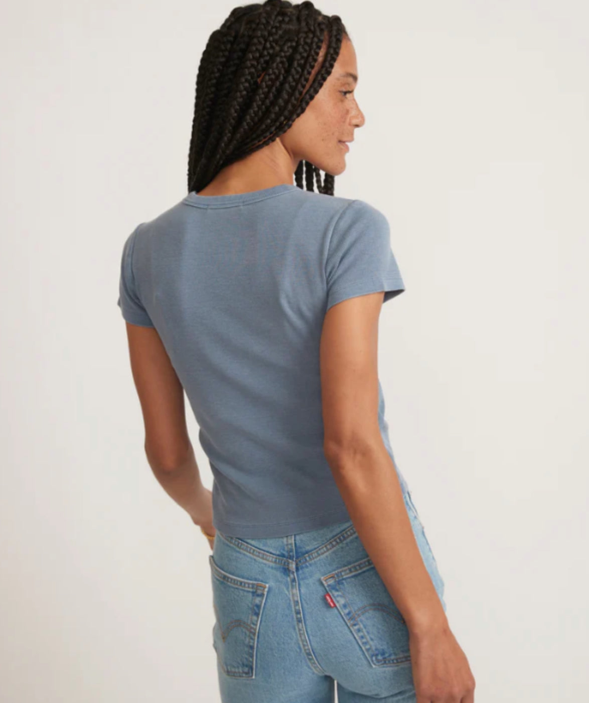 Lexi Rib Sun-In Crew Tee