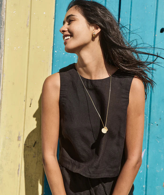 Quinn Linen Tank