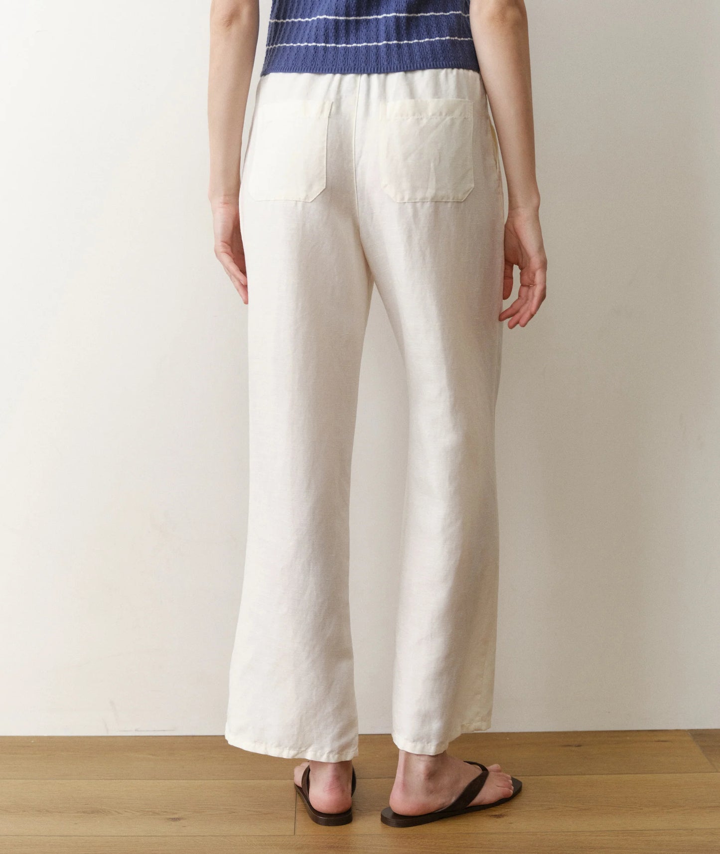 Linen Drawstring Pants