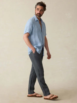 Linen Drawstring Pant