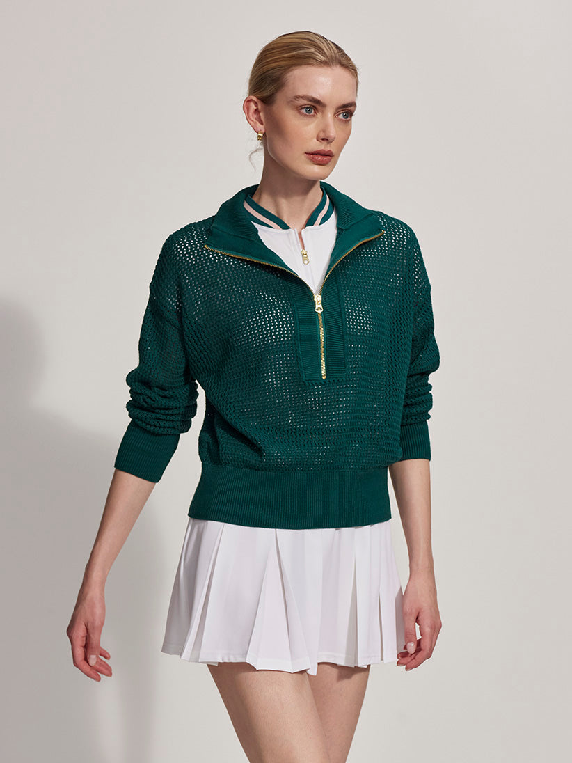Aurora Half Zip Knit