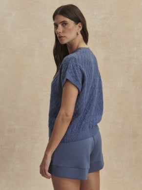 Manae Pointelle Knit Top