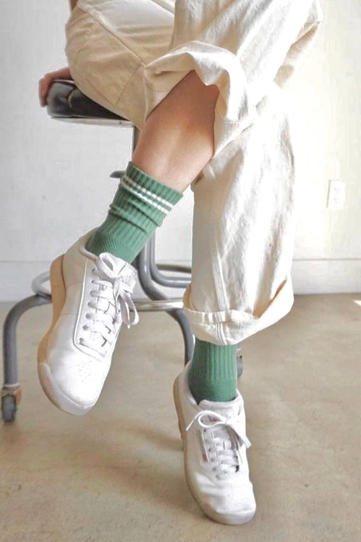 Boyfriend Socks (wholesale): Pastel Sky