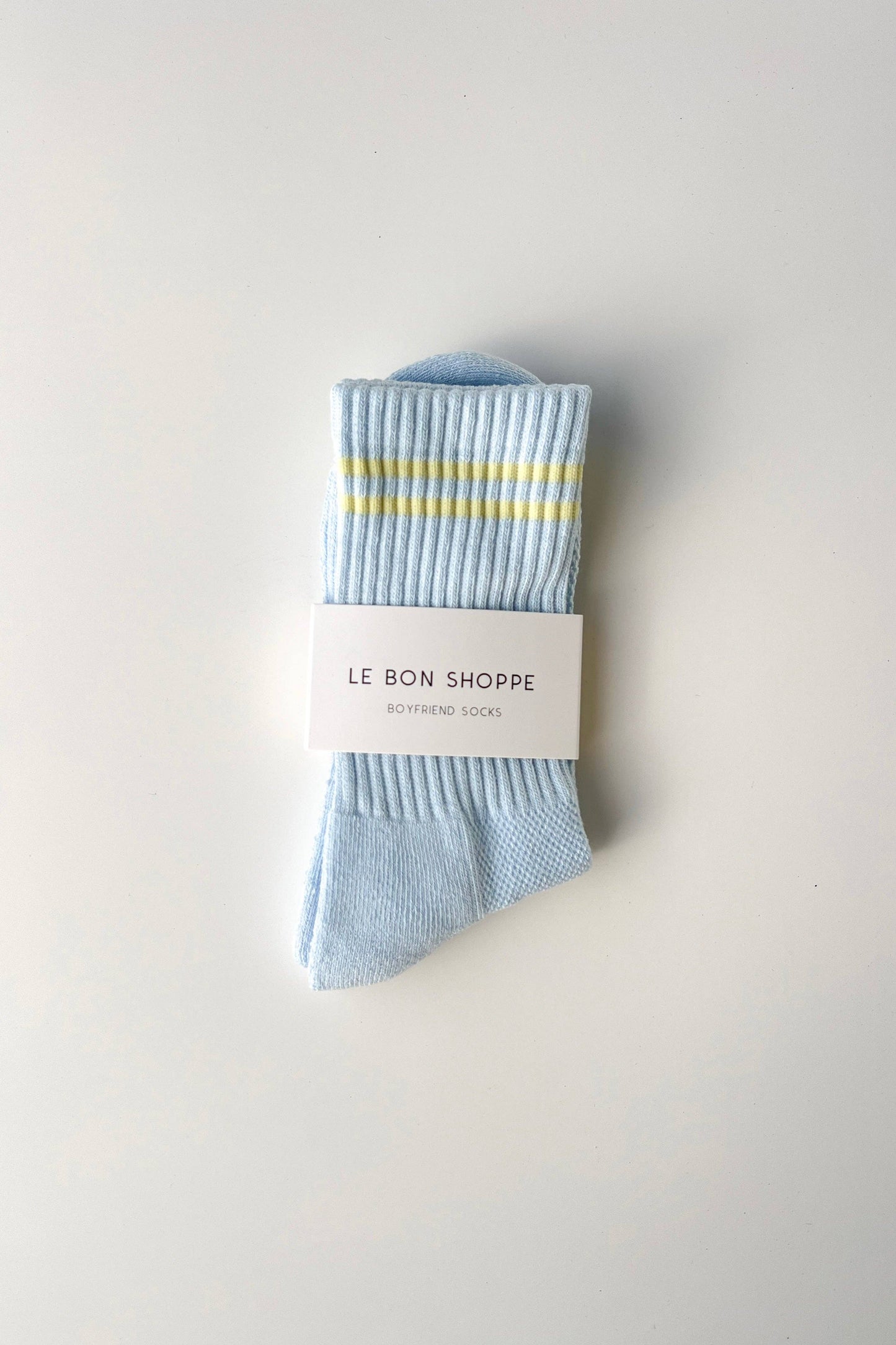 Boyfriend Socks (wholesale): Pastel Sky
