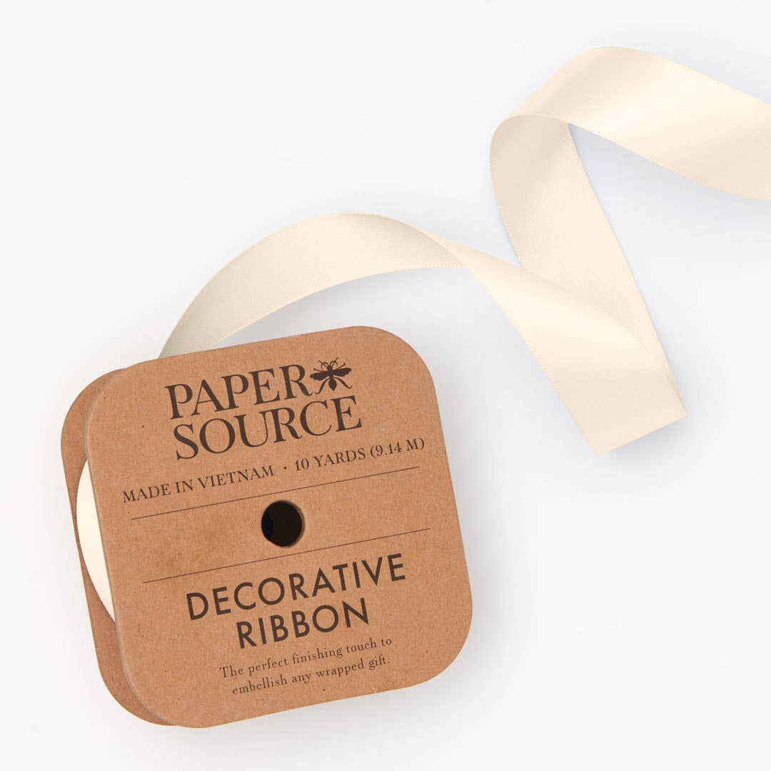 Satin Ribbon 1" Width: Jade