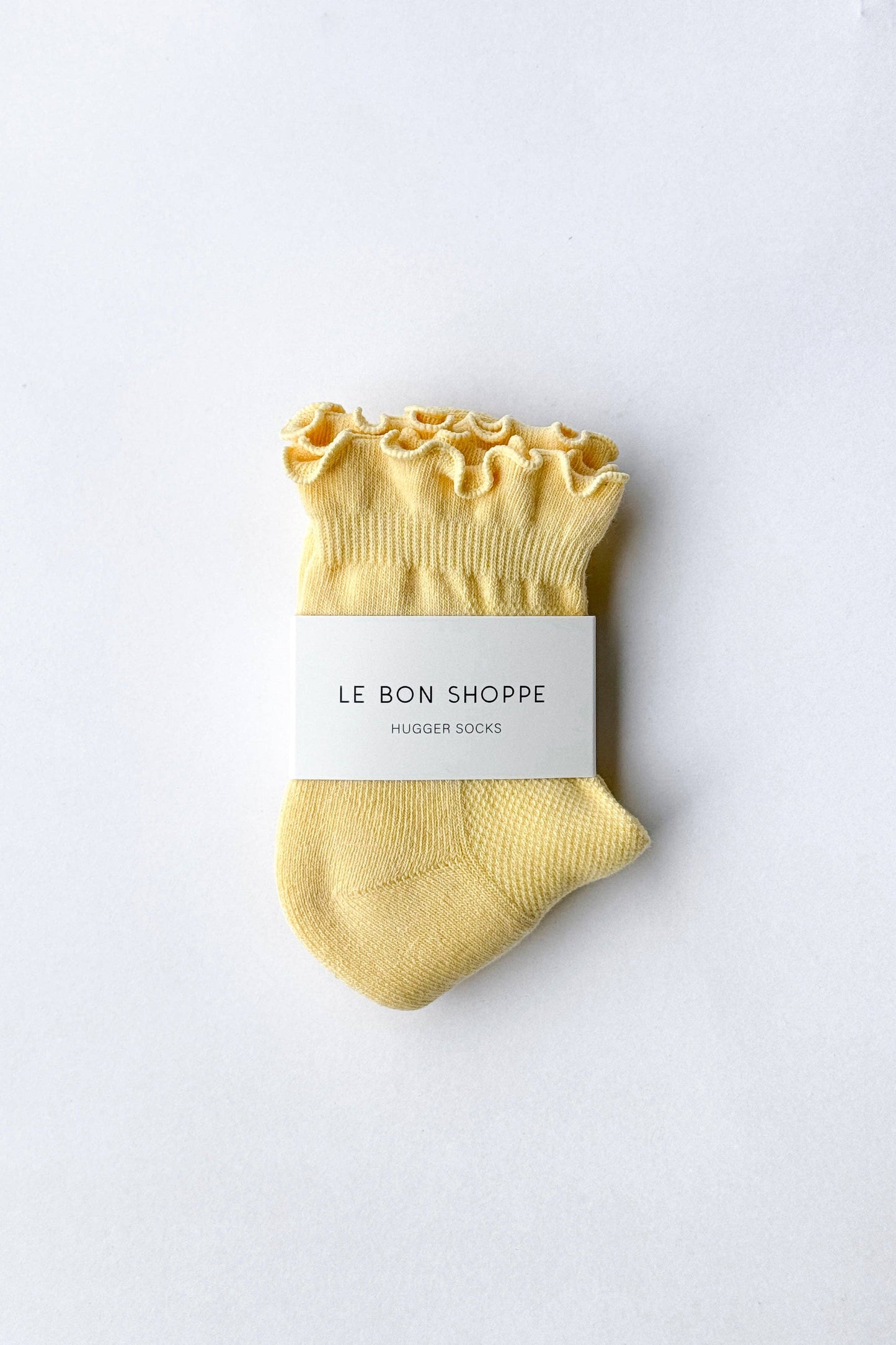Ruffled Hugger Crew Socks  (Wholesale): PERIWINKLE / RED