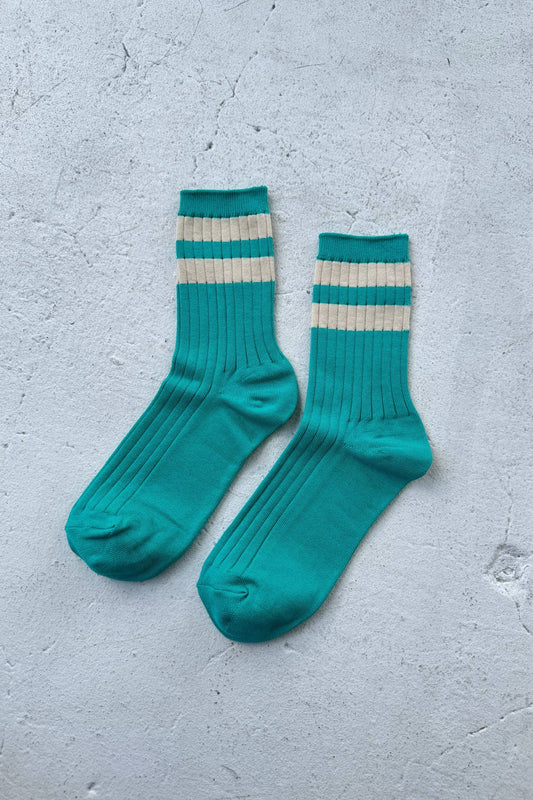 Her Varsity Socks (wholesale): Jade