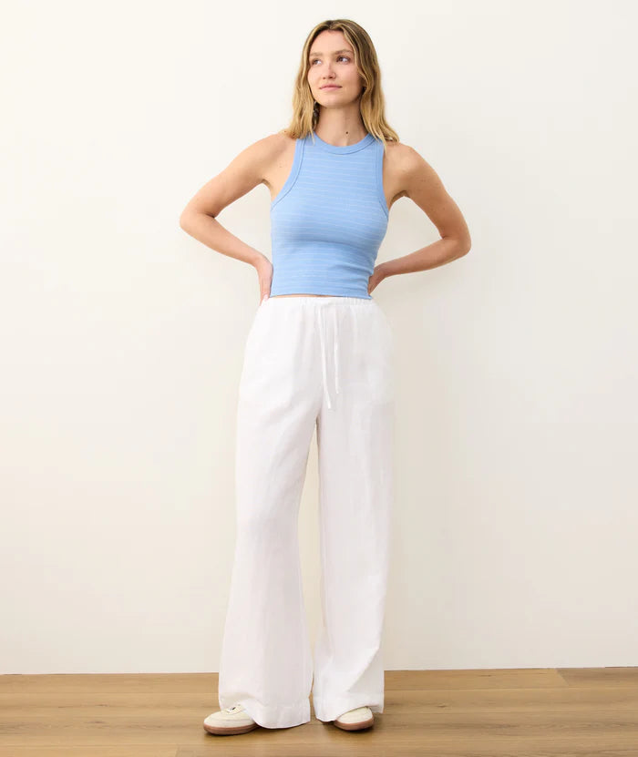 Lexi Rib Sun-In High Neck Crop Tank