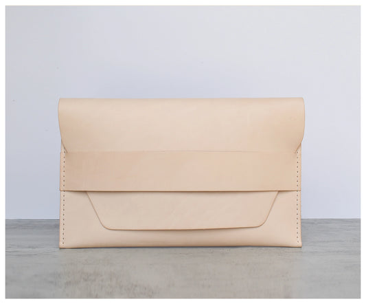 Minimal Leather Clutch