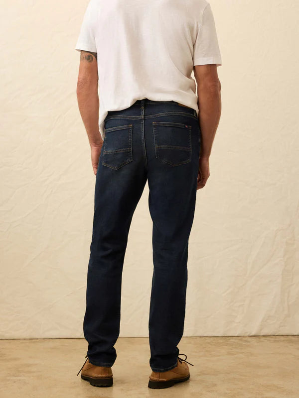 Stretch Terry Indigo 5-Pocket Pant