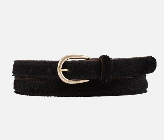 Dania Skinny Cowhide Belt