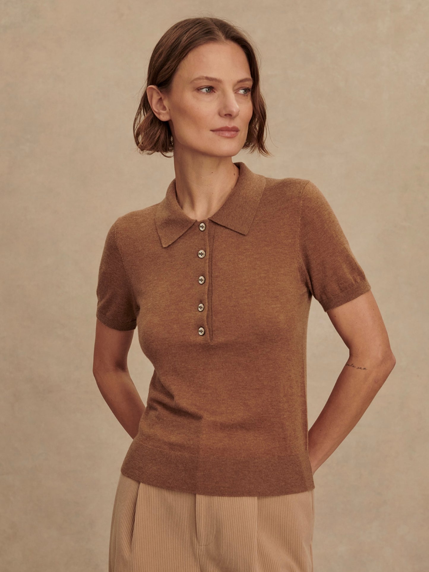 Toni Fine Knit Polo