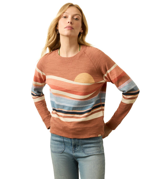 Sunwashed Slub Crewneck