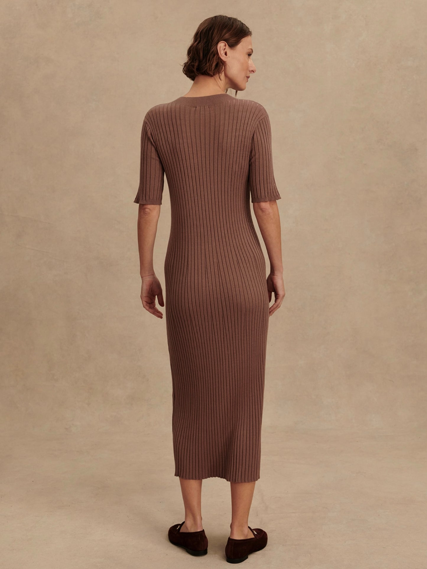 Maeve 2.0 Rib Knit Midi Dress