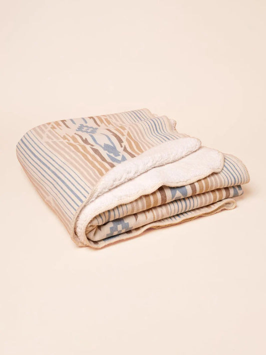 Doug Goodfeather Sherpa Throw Blanket