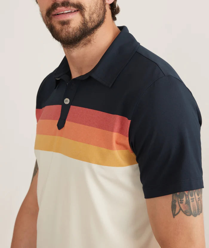 Recycled Sport Chest Stripe Polo