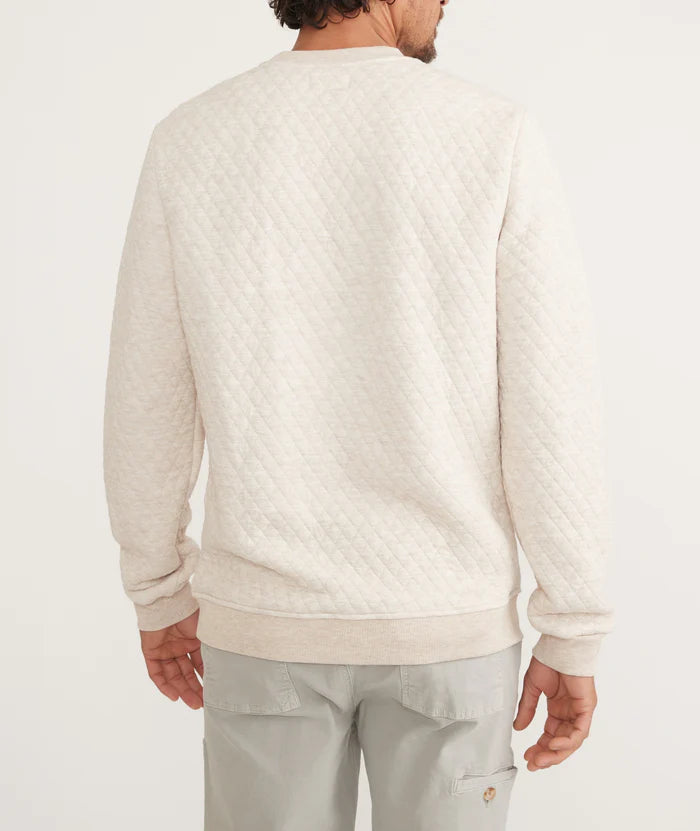 Corbet Quilted Crew Sweater