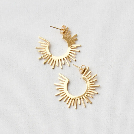 Sun Silhouette Hoops