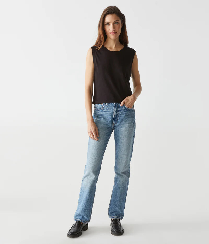 Johnnie Cropped Crew Neck